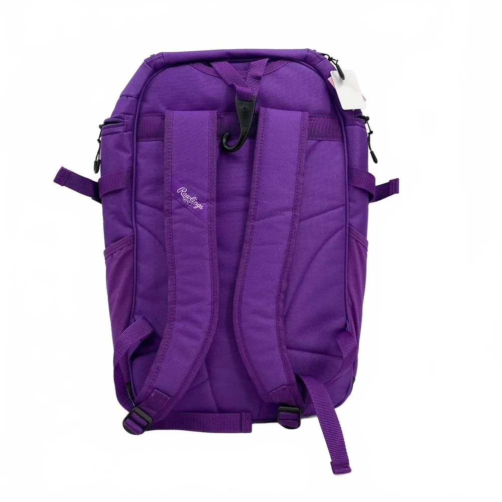 Rawlings Kids Purple Backpack | Adjustable OS Bag